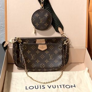 Authenticated Louis Vuitton Multi Pochette M44813 Includes Dust Bag/Box/Bag.